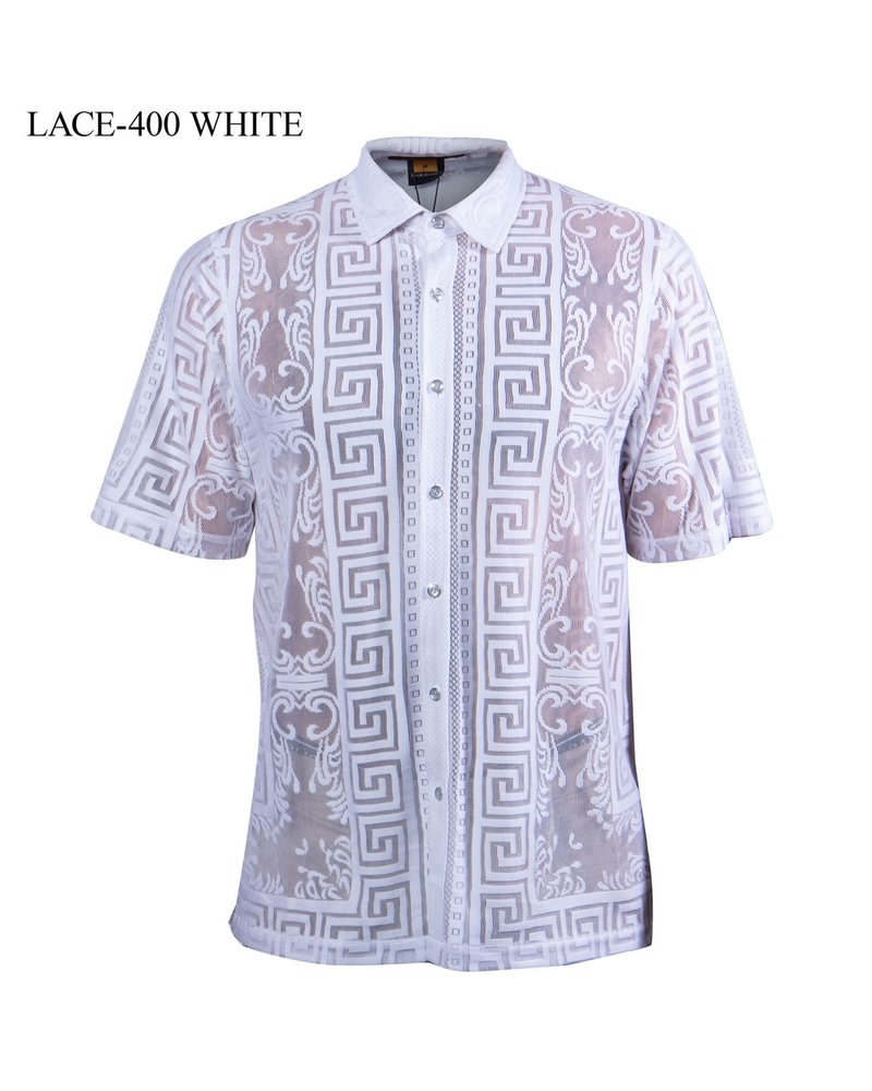 Prestige S/S Lace Shirt W/Versace