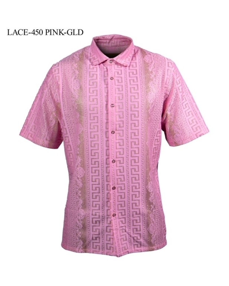 Prestige S/S Metallic Lace Shirt