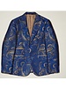 Inserch Peak Lapel Paisley Metallic Blazer