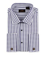 Steven Land Star Pattern Cotton Shirt