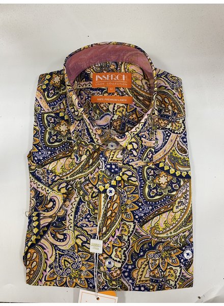 Inserch S/S Paisley Linen Shirt