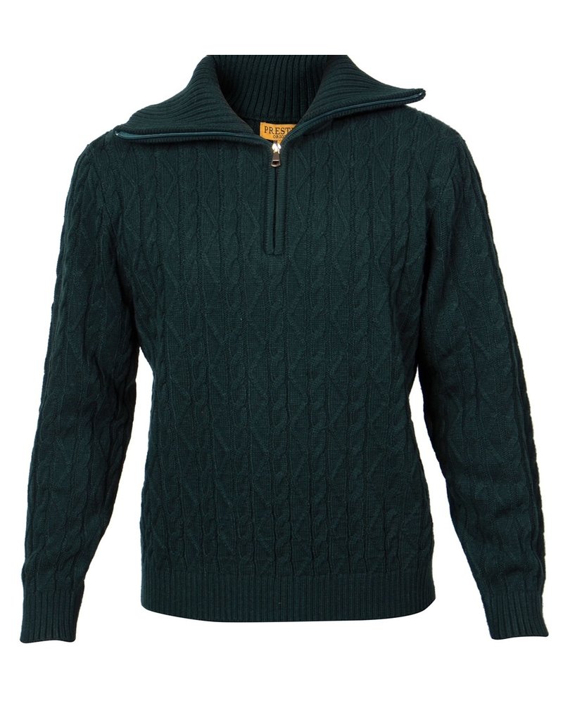 Prestige Prestige Wide HalfZip Cable Sweater