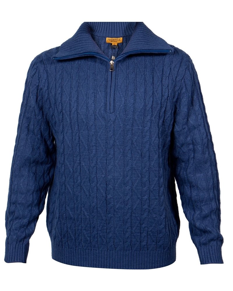 Prestige Prestige Wide HalfZip Cable Sweater