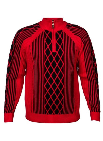 Prestige HalfZip Mock Cable Sweater