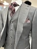 Vitali Vitali Window Pane Vested Suit