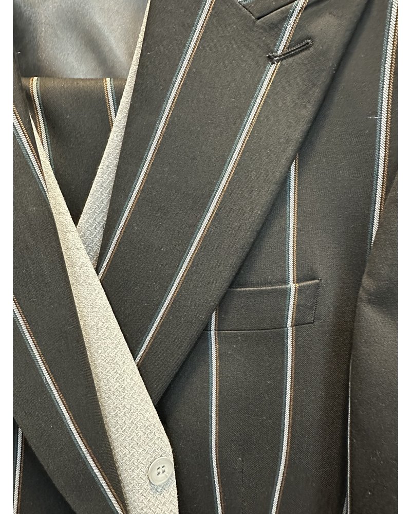 TCW TCW Tri Tone Pinstripe Suit W/Solid Vest