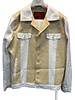 Cigar Cigar Two Tone Trucker Jacket Linen Set