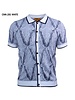 Prestige Prestige S/S Geo Button Up Knit