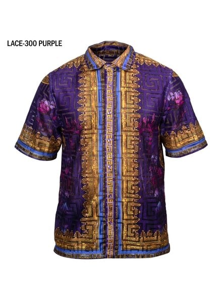 Prestige Prestige S/S Digital Print Lace Shirt (Lace300)