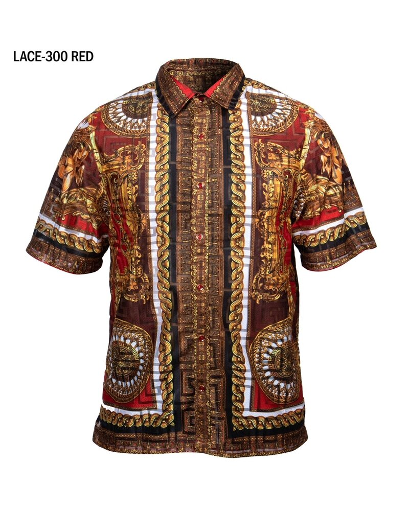 Prestige Prestige S/S Digital Print Lace Shirt (Lace300)