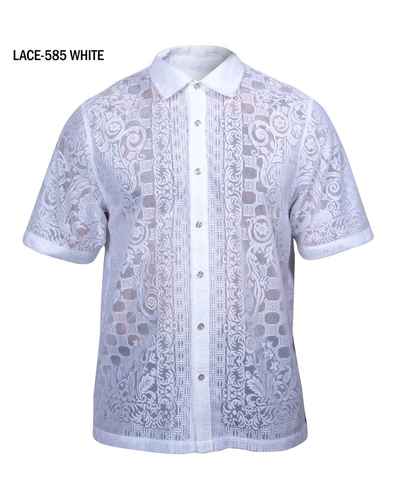 Prestige Prestige S/S Lace Shirt Solid (Lace585)