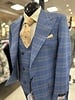 Tiglio Tiglio Plaid Check Vested Suit (Orvietto)