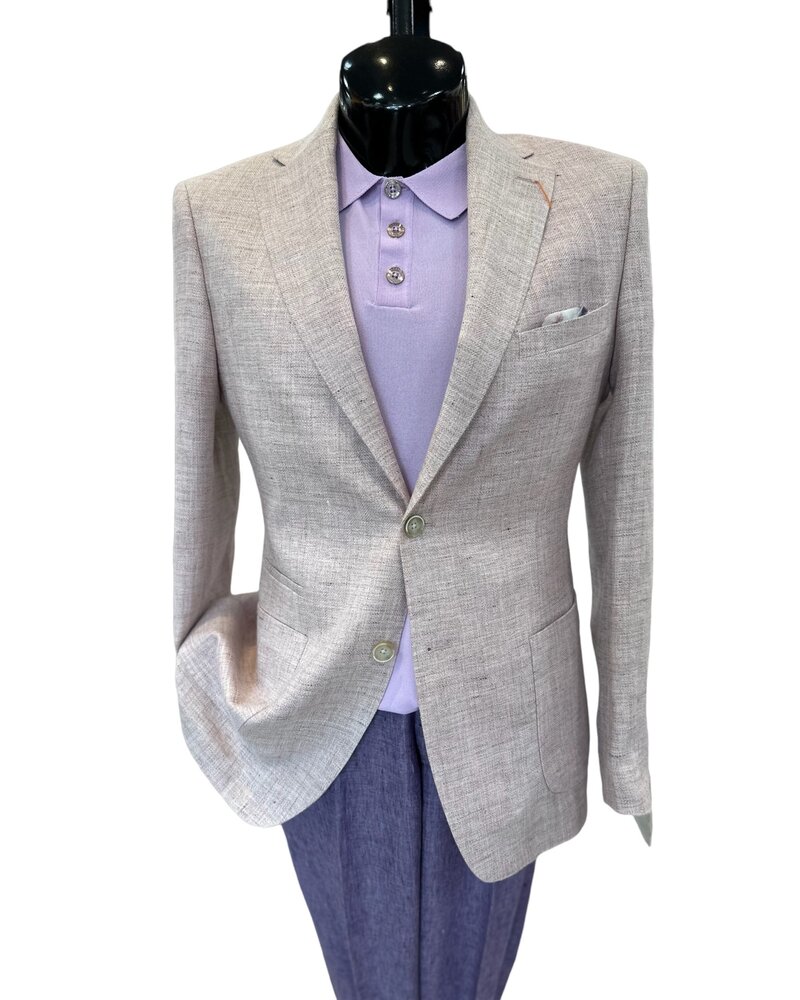 Tallia Tallia 2B Tweed Linen Blazer