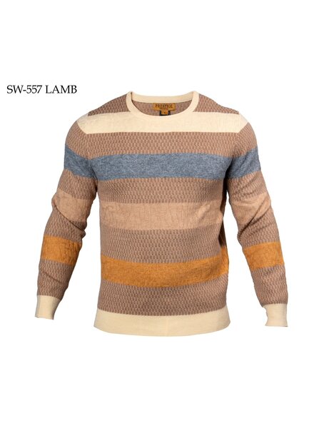 Prestige Prestige L/S Tri Tone Crew Sweater