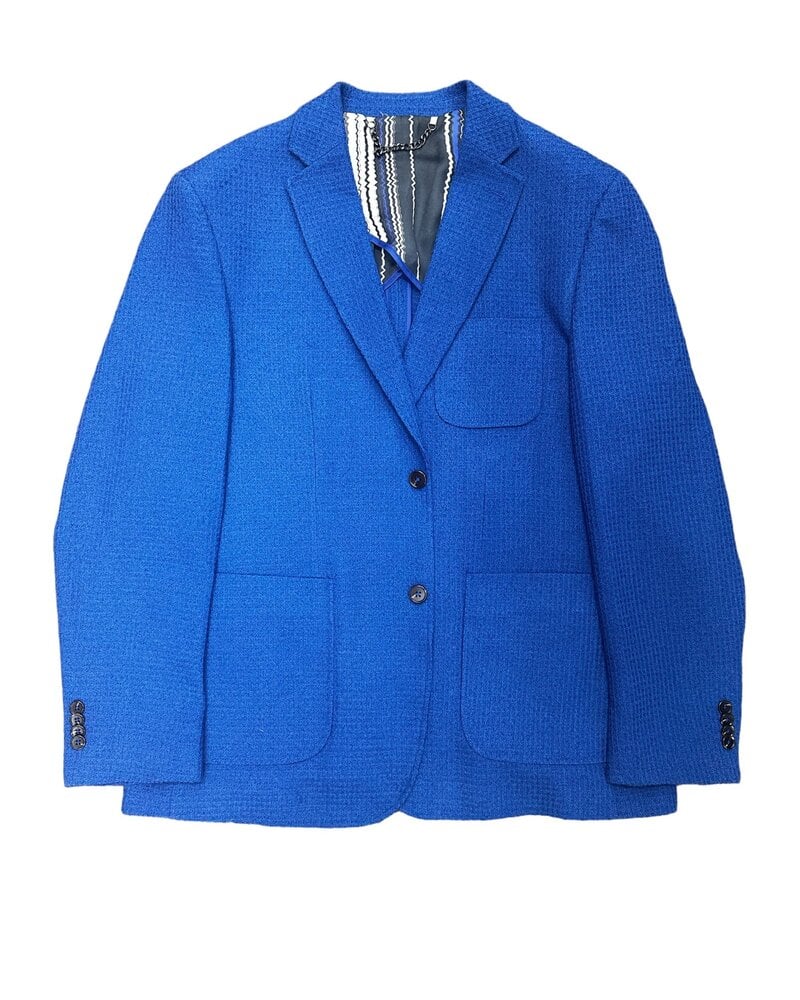 Cigar Cigar Knit Blazer W/Patch Pockets