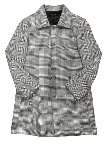 Cigar Cigar Houndsthooth Plaid Carcoat