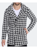 LCR LCR Houndstooth Cardigan Sweater
