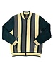 Cigar Cigar Bold Stripe Zip Sweater