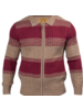 Prestige Prestige L/S Full Zip Two Tone Cable Sweater