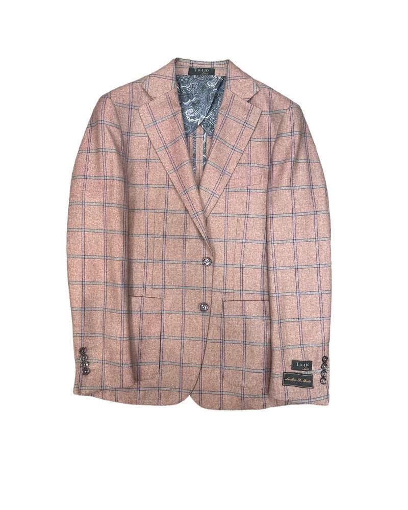 Tiglio Tiglio Window Pane Wool Blazer