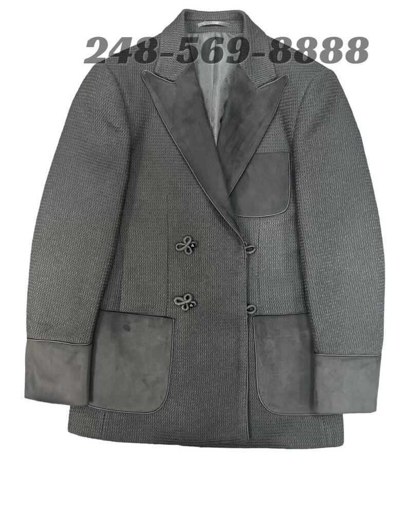 Manzini Fancy Blazer W/Suede Trim