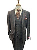 Mazari Mazari Vested Plaid Suit