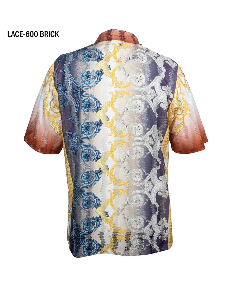 Prestige Prestige S/S Digital Print Lace Shirt