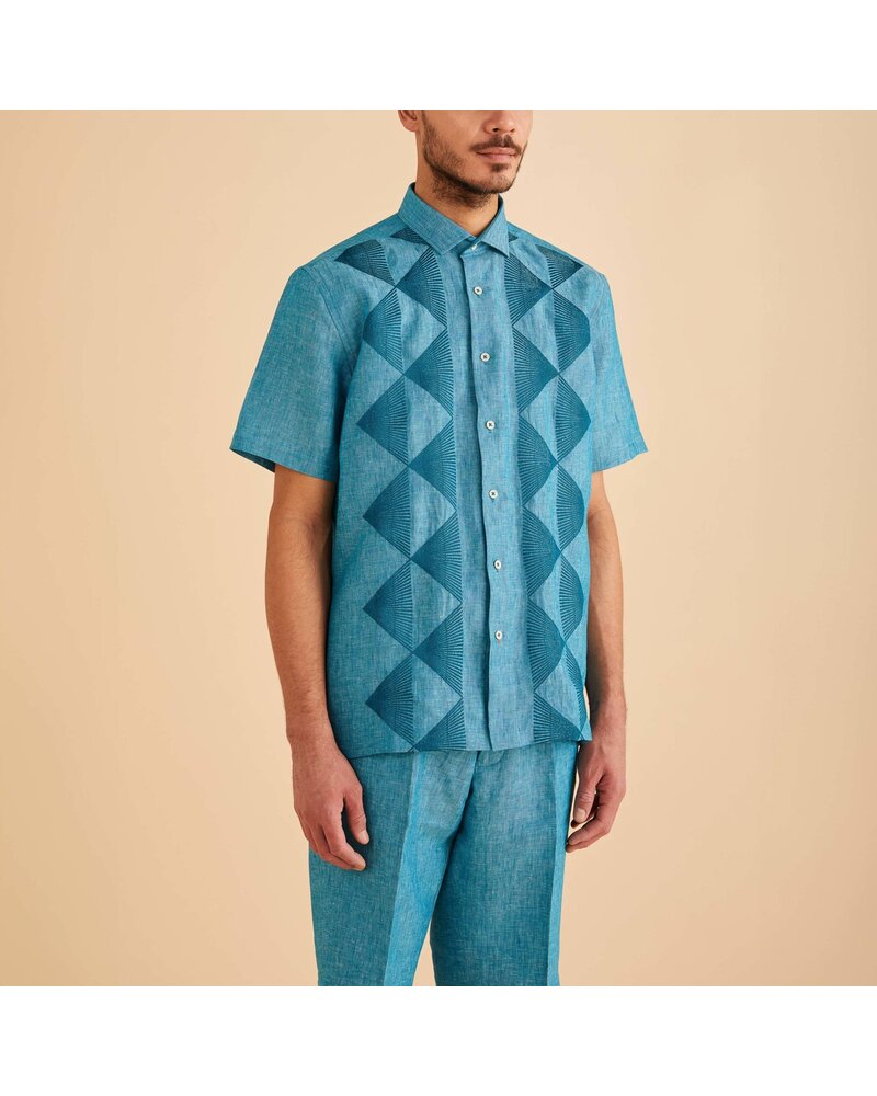 Inserch S/S Embroidered Shirt