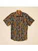 Inserch S/S Geo Print Linen Shirt