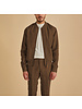 Inserch Linen Bomber Jacket