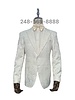 Angelino Angelino Jacquard Stone Blazer