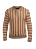 Prestige Prestige L/S Stripe Polo Sweater