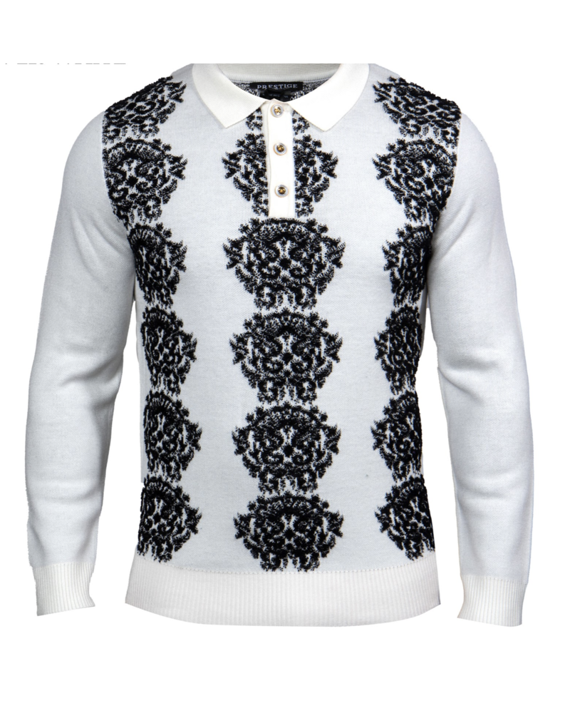 Prestige Prestige L/S Polo Towel Sweater