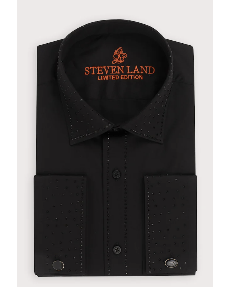 Stevenland Steven Land Dante Shirt W/Crystals