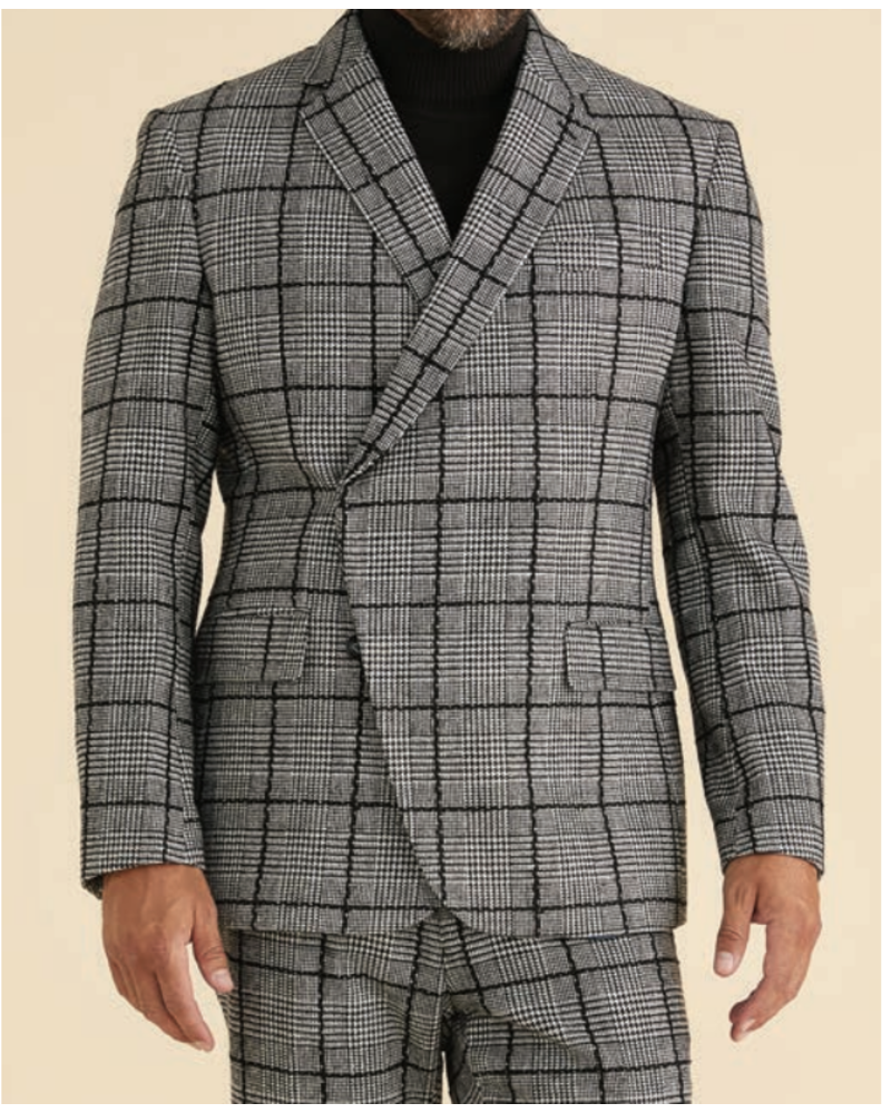 Inserch Inserch D/B Glen Plaid Blazer