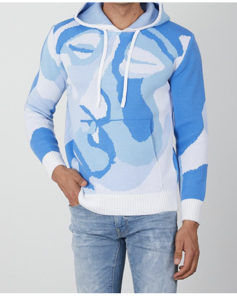 One In A Million Face Hoodie Sweater