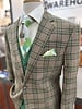 Vitali Vitali 2B Plaid Suit W/Solid Vest