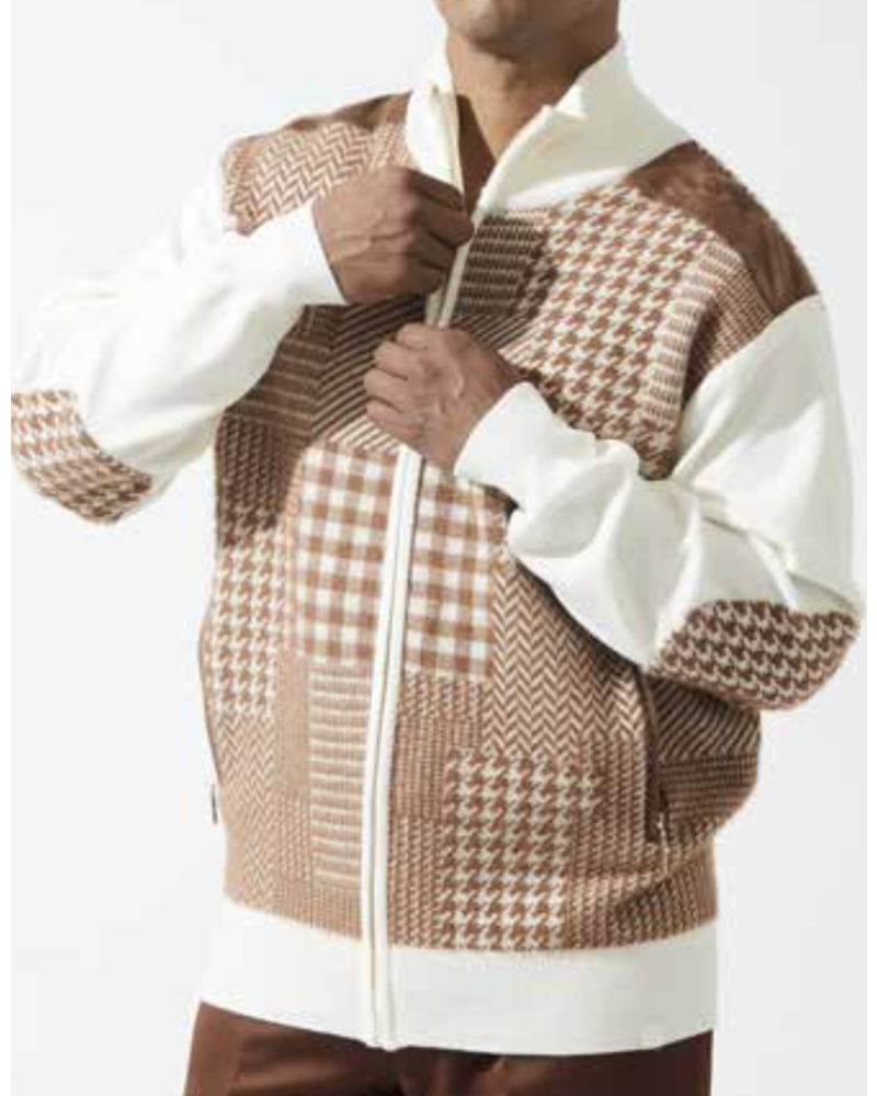 Silversilk Silversilk Houndsthooth Sweater