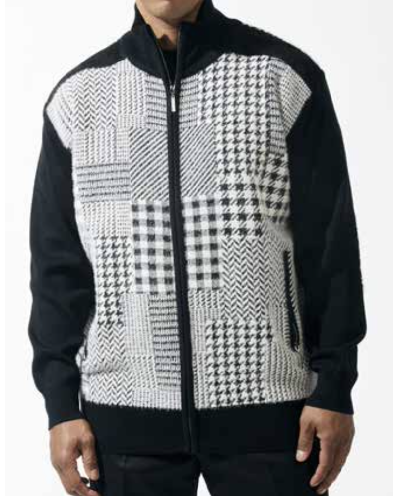 Silversilk Silversilk Houndsthooth Sweater