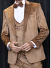 Manzini Velvet Suit W/Double Breasted Vest