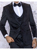 Manzini Velvet Suit W/Double Breasted Vest