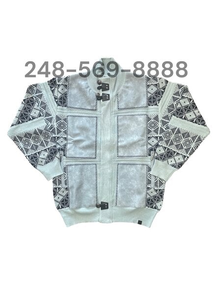 Silversilk Silversilk Suede Mix Media Sweater