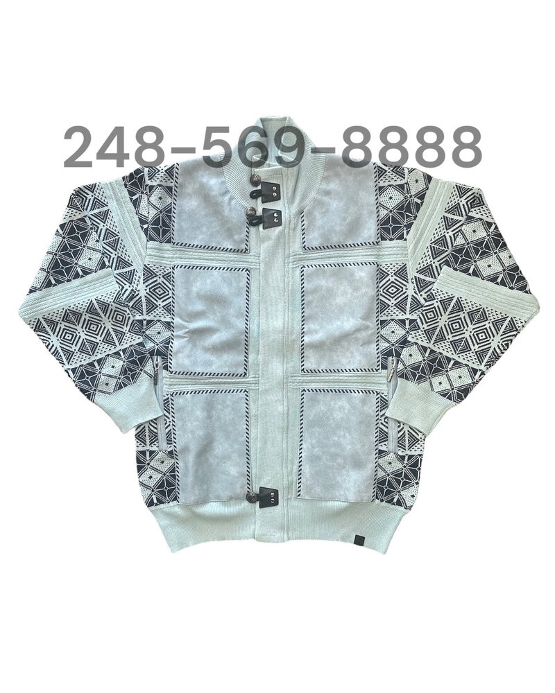 Silversilk Silversilk Suede Mix Media Sweater