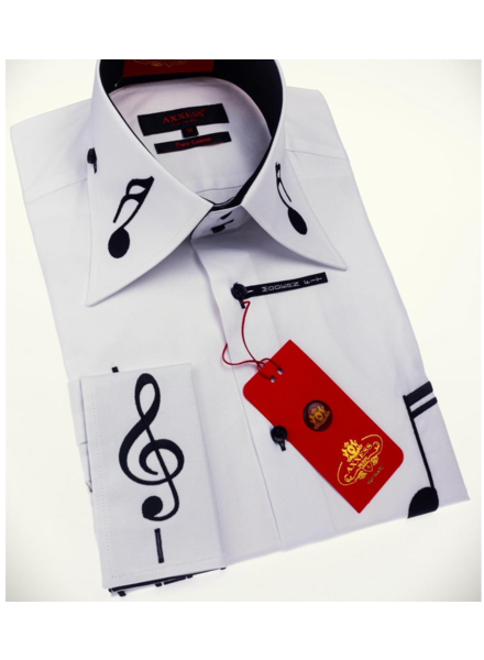 Axxess Cotton Music Note Shirt
