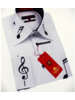 Axxess Cotton Music Note Shirt