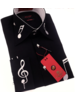 Axxess Cotton Music Note Shirt