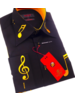 Axxess Cotton Music Note Shirt