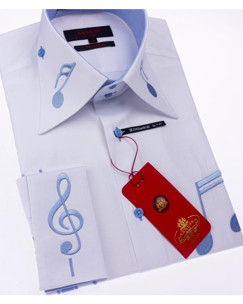 Axxess Cotton Music Note Shirt