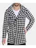 LCR LCR Houndstooth Cardigan Sweater
