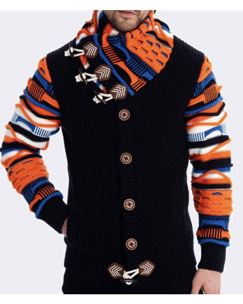 LCR LCR Coogi Pattern On Sleeve Sweater
